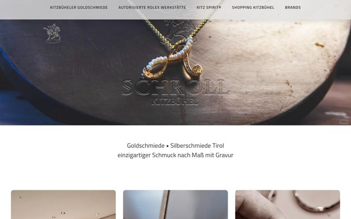 Screenshot of goldschmiede-tirol.com