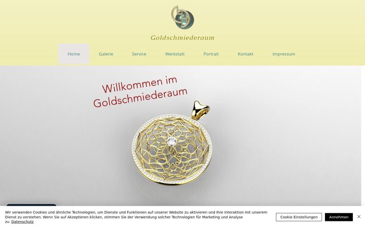 Screenshot of goldschmiederaum.de