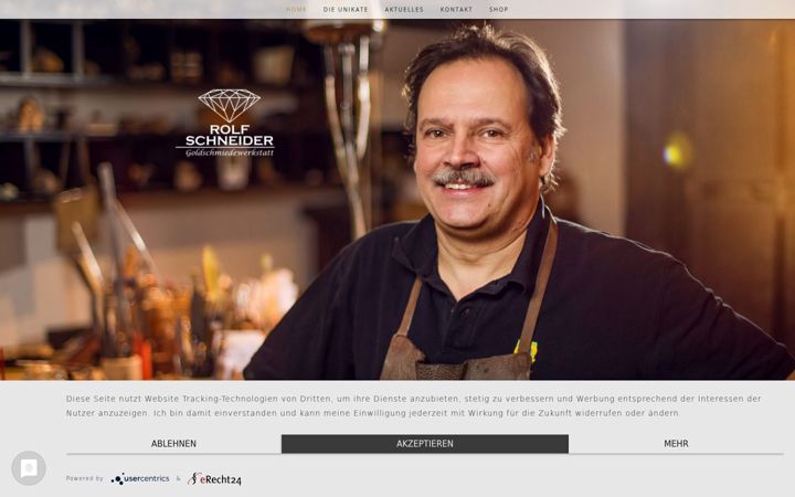 Screenshot of goldschmiedewerkstatt-mayen.de