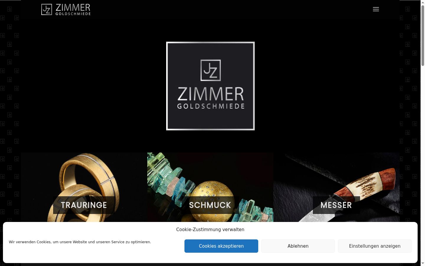 Capture d'écran de la bannière de consentement affichée avant toute interaction