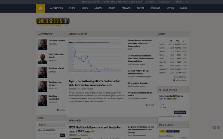 Screenshot of goldseiten.de