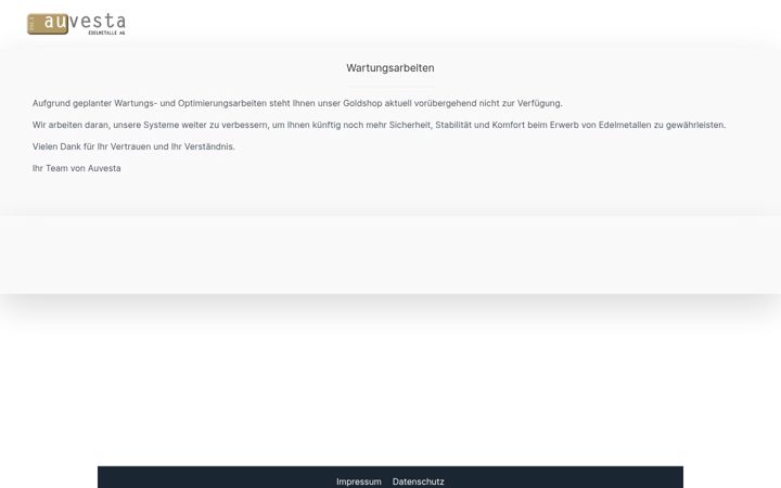 Screenshot of goldshop-auvesta.at