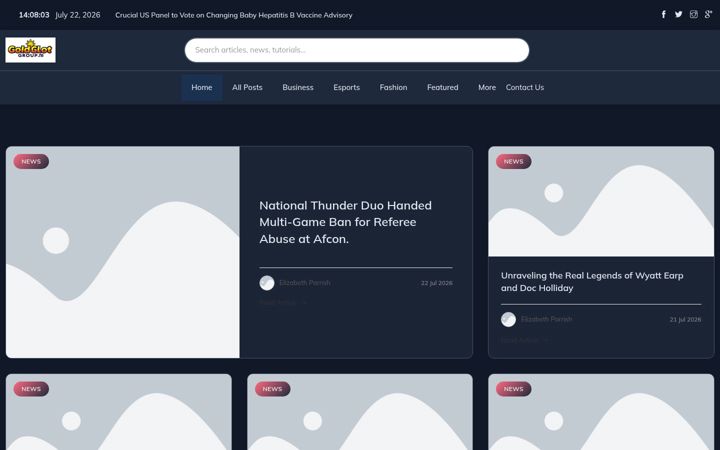 Screenshot of goldslotgroup.nl
