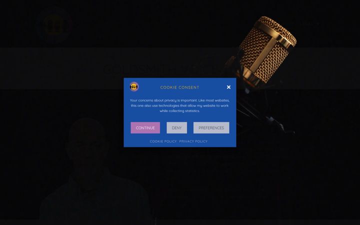 Screenshot of goldsmithvo.com