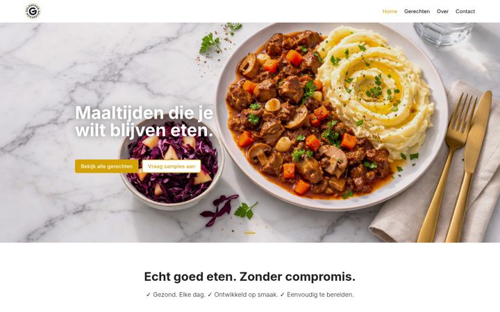 Screenshot of goldspoon.nl