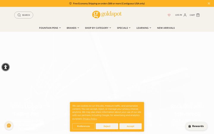 Screenshot of goldspot.com