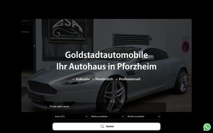 Ekrano kopija goldstadtautomobile.de