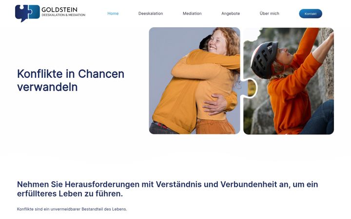 Screenshot of goldstein-deeskalation.de