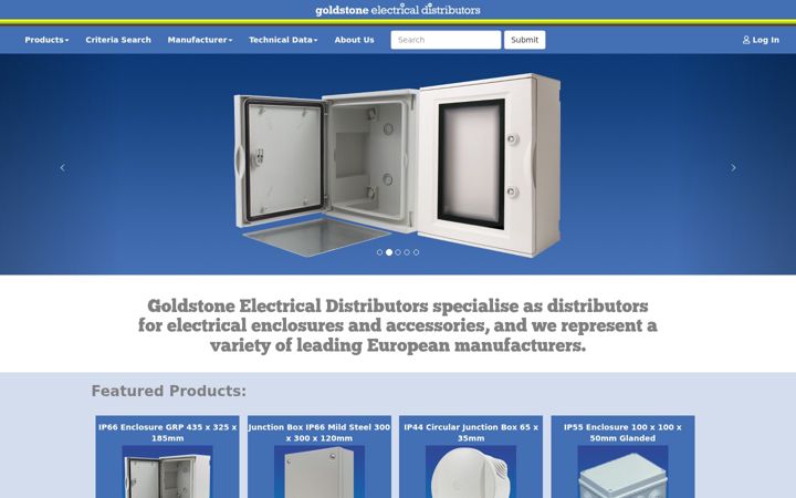Screenshot of goldstone-agencies.com