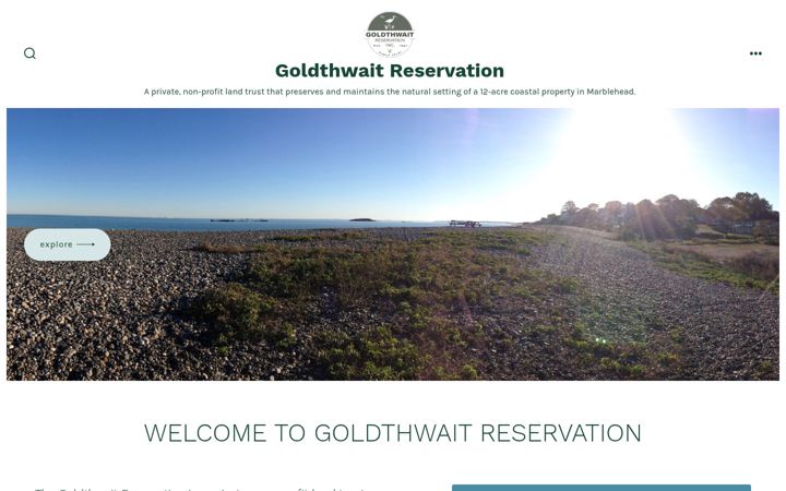 Screenshot of goldthwait.org