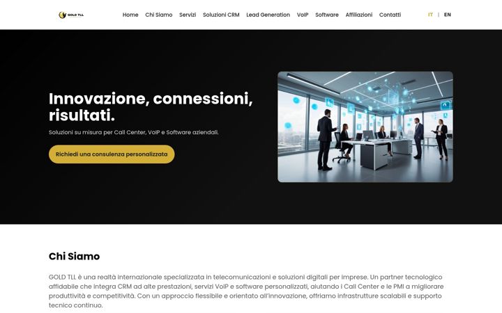 Screenshot of goldtll.com