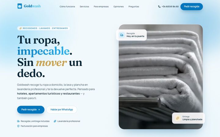 Screenshot of goldwash.es
