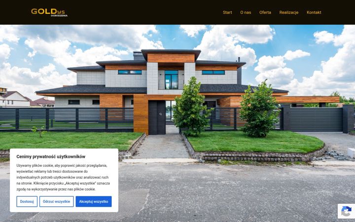 Screenshot of goldysogrodzenia.pl