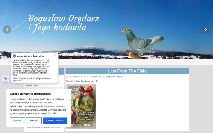 Screenshot of golebie-podhale.pl