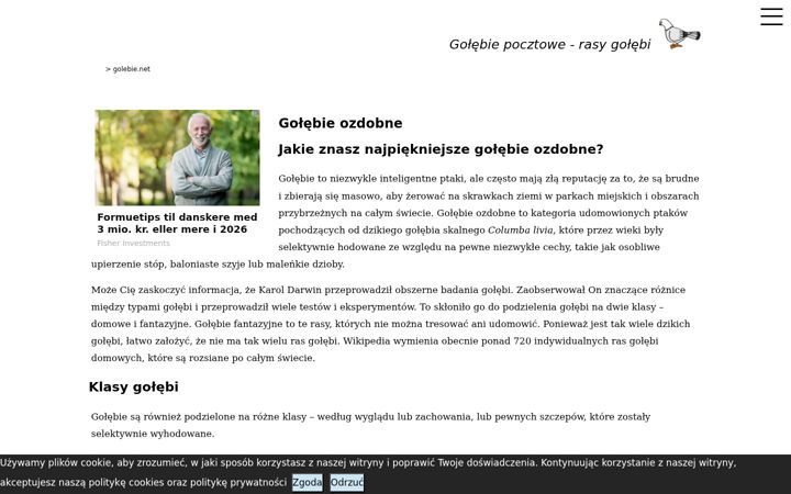 Screenshot of golebie.net