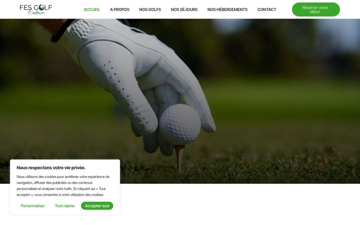 Screenshot of golf-fes.com