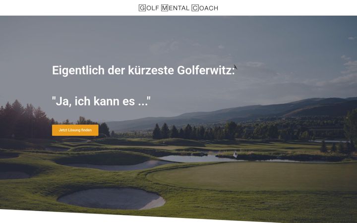 Zrzut ekranu golf-mental-coach.de