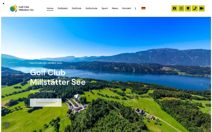Screenshot of golf-millstatt.at