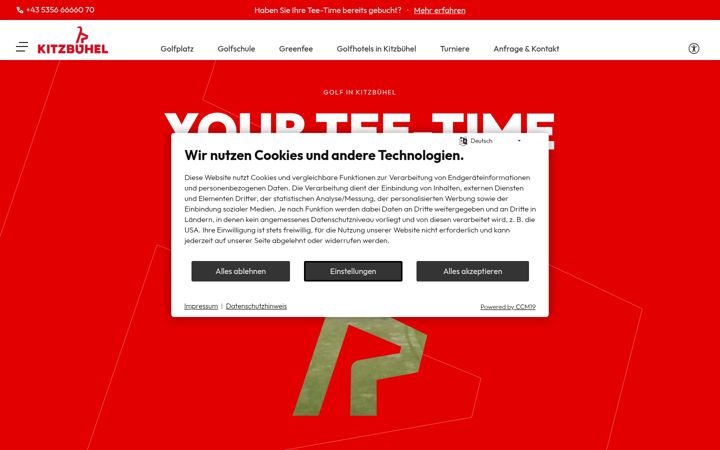 Screenshot of golf-schwarzsee.com