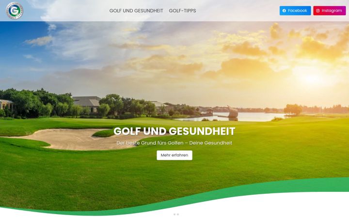 Screenshot of golf-und-gesundheit.de