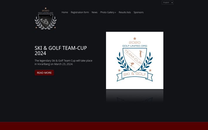 Screenshot of golf-united.org