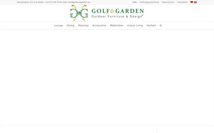 Screenshot of golfandgarden.eu