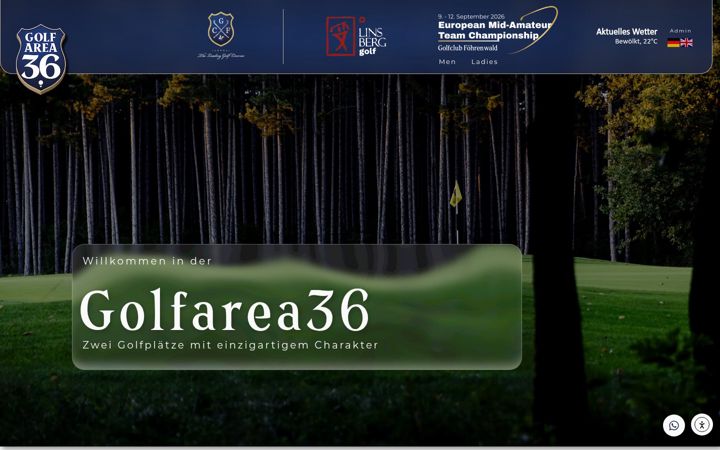 Screenshot of golfarea36.at
