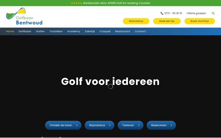 Screenshot of golfbaanbentwoud.nl