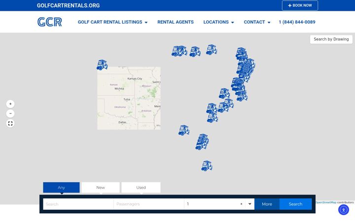 Screenshot of golfcartrentals.org