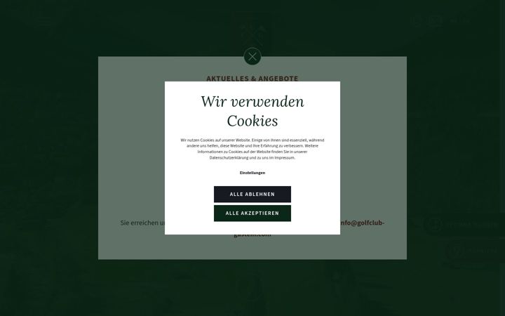 Screenshot of golfclub-gastein.com