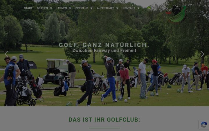 Screenshot of golfclub-glashofen-neusass.de
