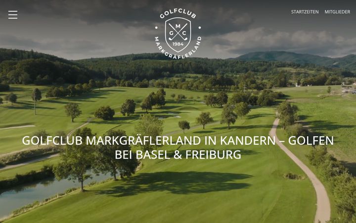 Screenshot of golfclub-markgraeflerland.de