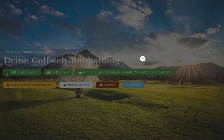 Screenshot of golfclub-ruhpolding.de