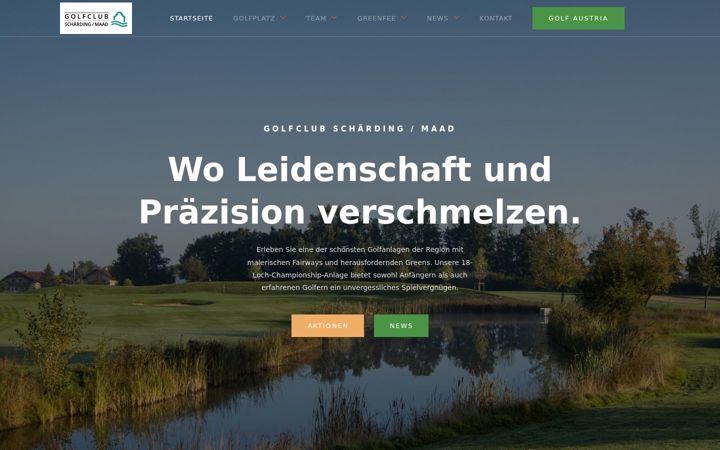 Screenshot of golfclub-schaerding.at