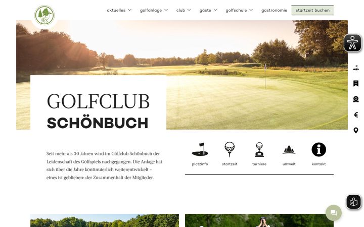 Screenshot of golfclub-schoenbuch.de