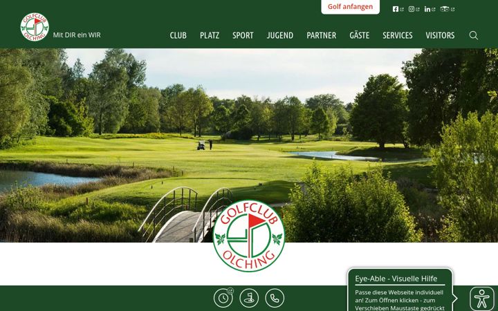 Screenshot of golfclubolching.de
