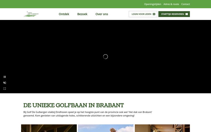 Screenshot di golfdegulbergen.nl