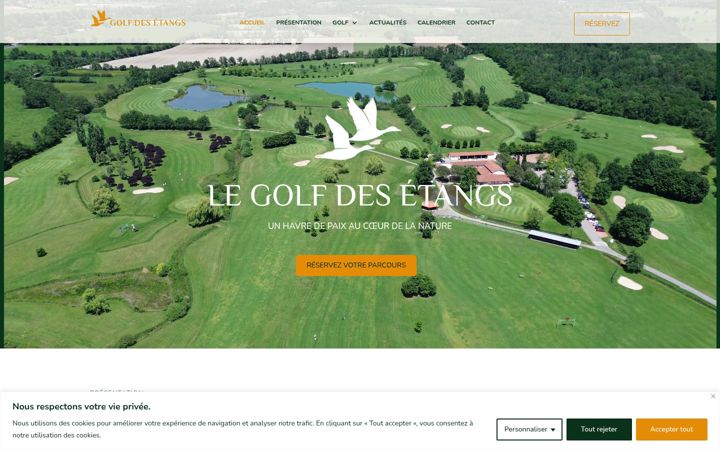 Screenshot of golfdesetangs-savigneux.fr