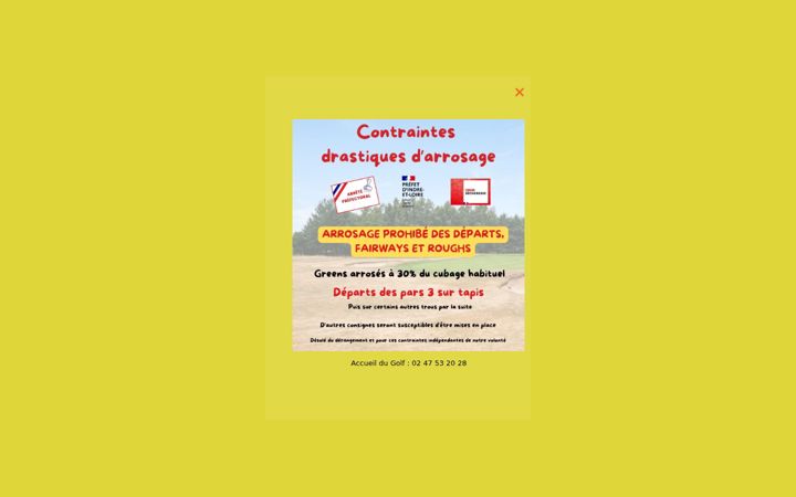 Screenshot of golfdetouraine.com