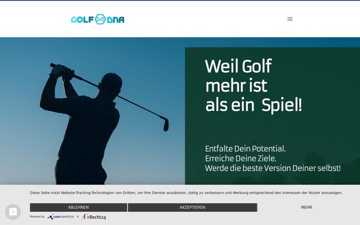 Screenshot of golfdna.de