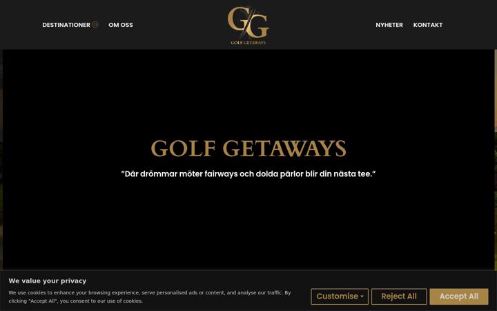 Screenshot of golfgetaways.se