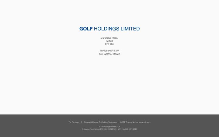 Screenshot of golfholdings.co.uk