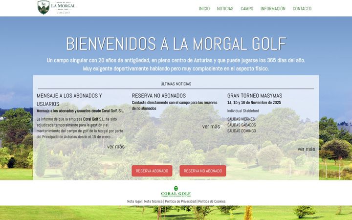 Screenshot of golflamorgal.com