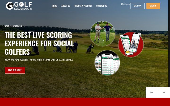 golfleaderboard.co.uk