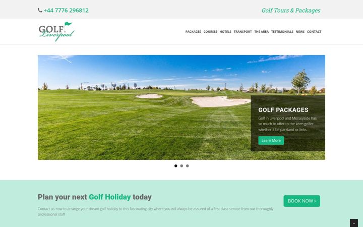 Screenshot of golfliverpool.com