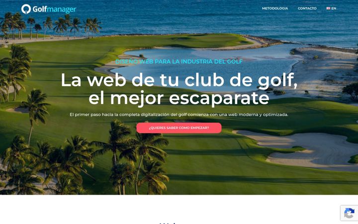 Screenshot of golfmanagerdigital.com