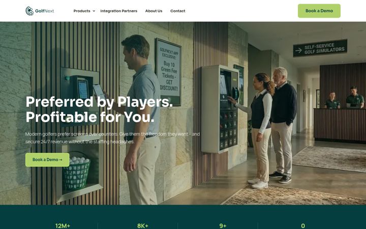 Screenshot of golfmore.eu