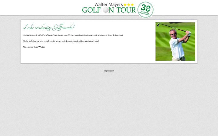 Screenshot of golfontour.at