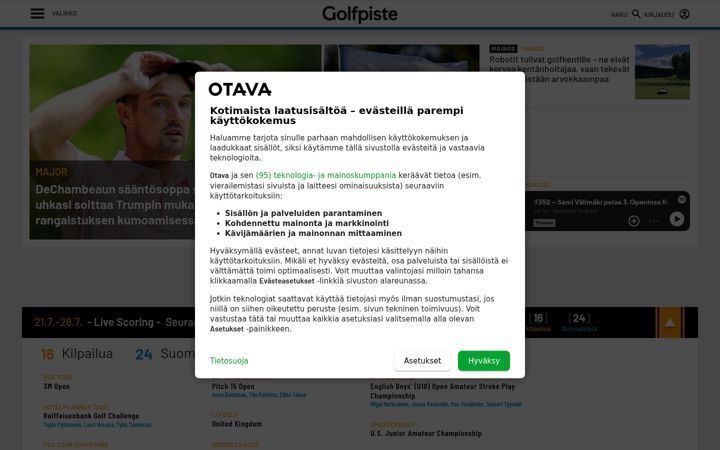 Screenshot of golfpiste.com