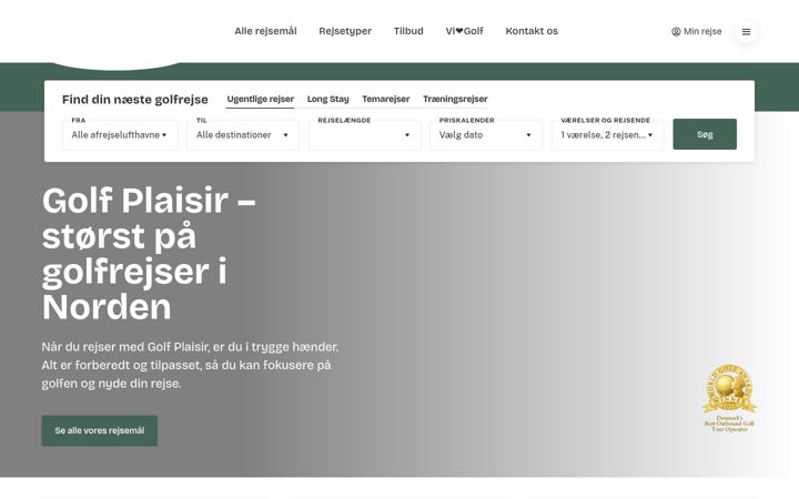 Screenshot of golfplaisir.dk